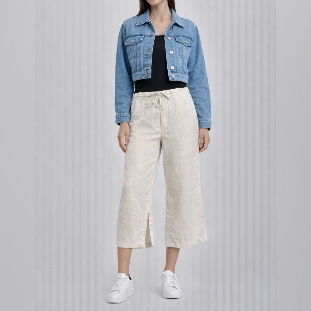 BALENO Cropped Linen Pants